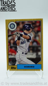 2022 Topps Series 1 1987 Topps Baseball 35th Anniversary Ichiro #T87-88