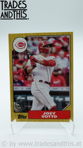 2022 Topps Series 1 1987 Topps Baseball 35th Anniversary Joey Votto #T87-18