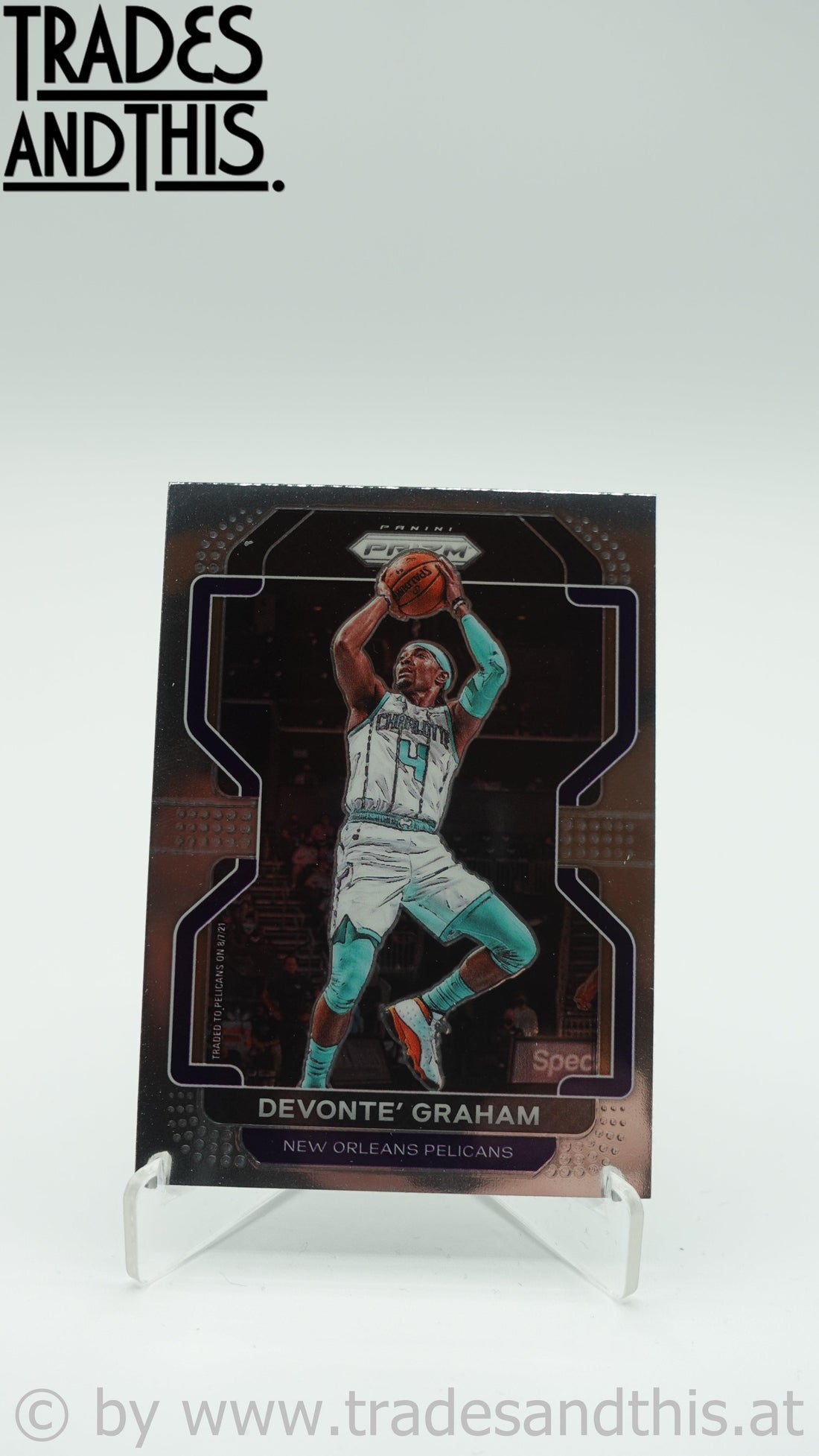 2021-22 Panini Prizm Basketball Devonte' Graham #184 - Trades and This e.U.
