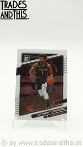 2021-22 Donruss Optic Basketball Anthony Edwards #83 - Trades and This e.U.