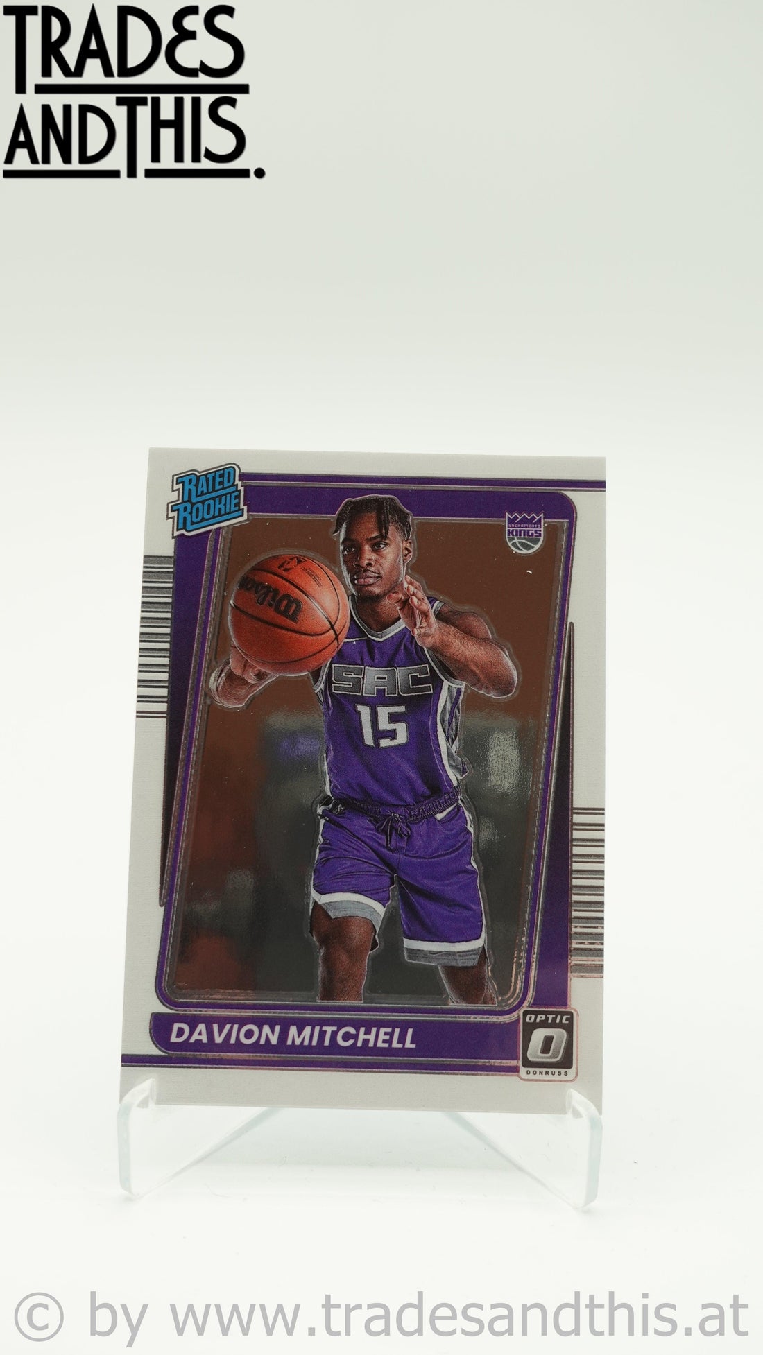 2021-22 Donruss Optic Basketball Davion Mitchell #155 RC - Trades and This e.U.