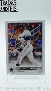 2022 Topps Series 1 Bryan De La Cruz #22 RC