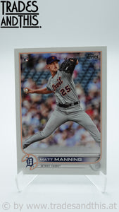 2022 Topps Series 1 Matt Manning #31 RC