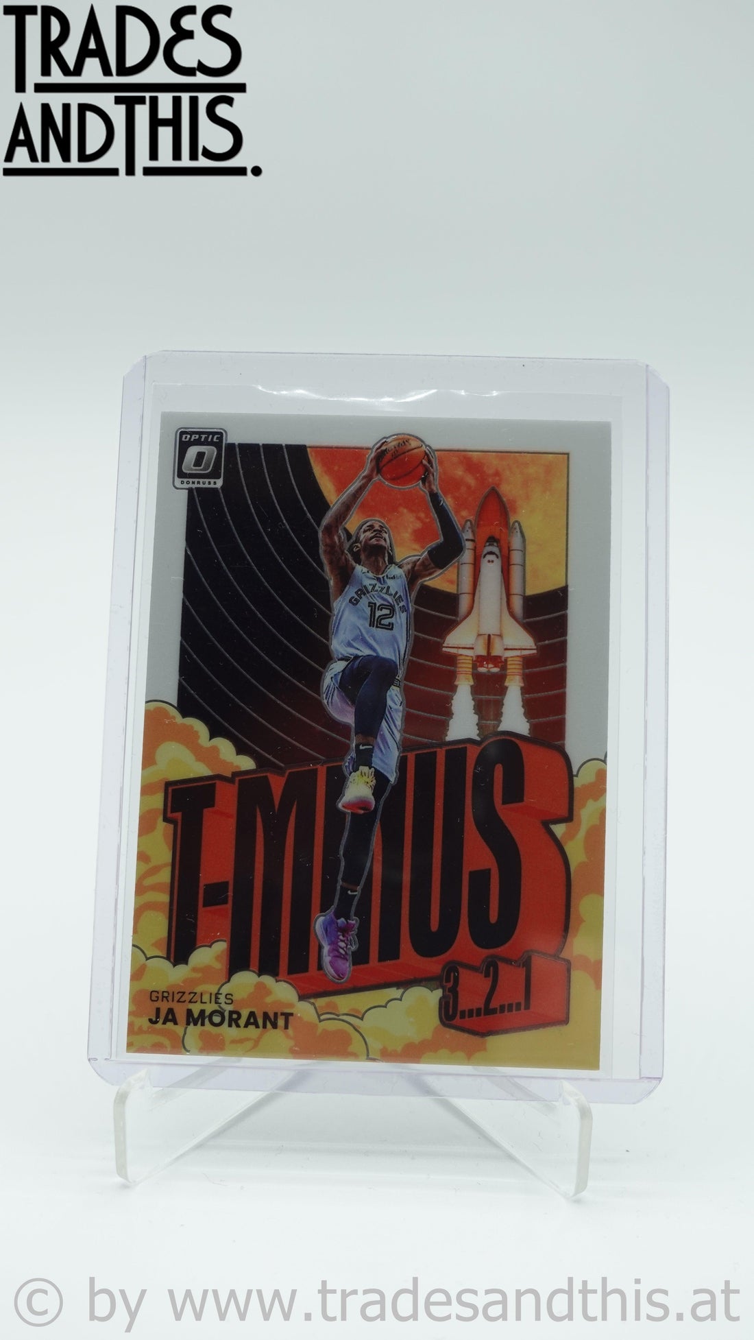 2021-22 Donruss Optic Basketball T-Minus 3, 2, 1, Ja Morant #10 - Trades and This e.U.