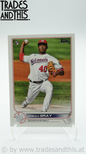 2022 Topps Series 1 Josiah Gray #43 RC