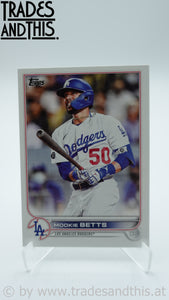 2022 Topps Series 1 Mookie Betts #50