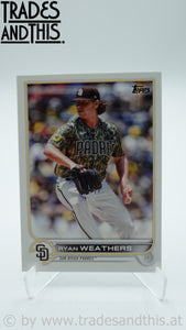 2022 Topps Series 1 Ryan Weathers #70