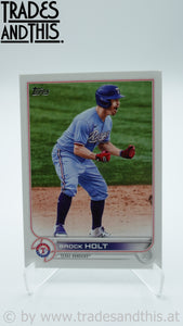 2022 Topps Series 1 Brock Holt #113