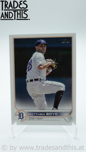 2022 Topps Series 1 Matthew Boyd #128