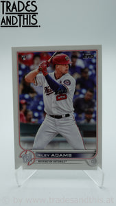 2022 Topps Series 1 Riley Adams #158 RC