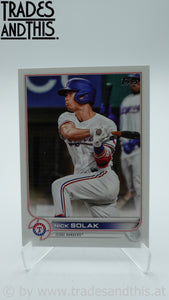 2022 Topps Series 1 Nick Solak #172