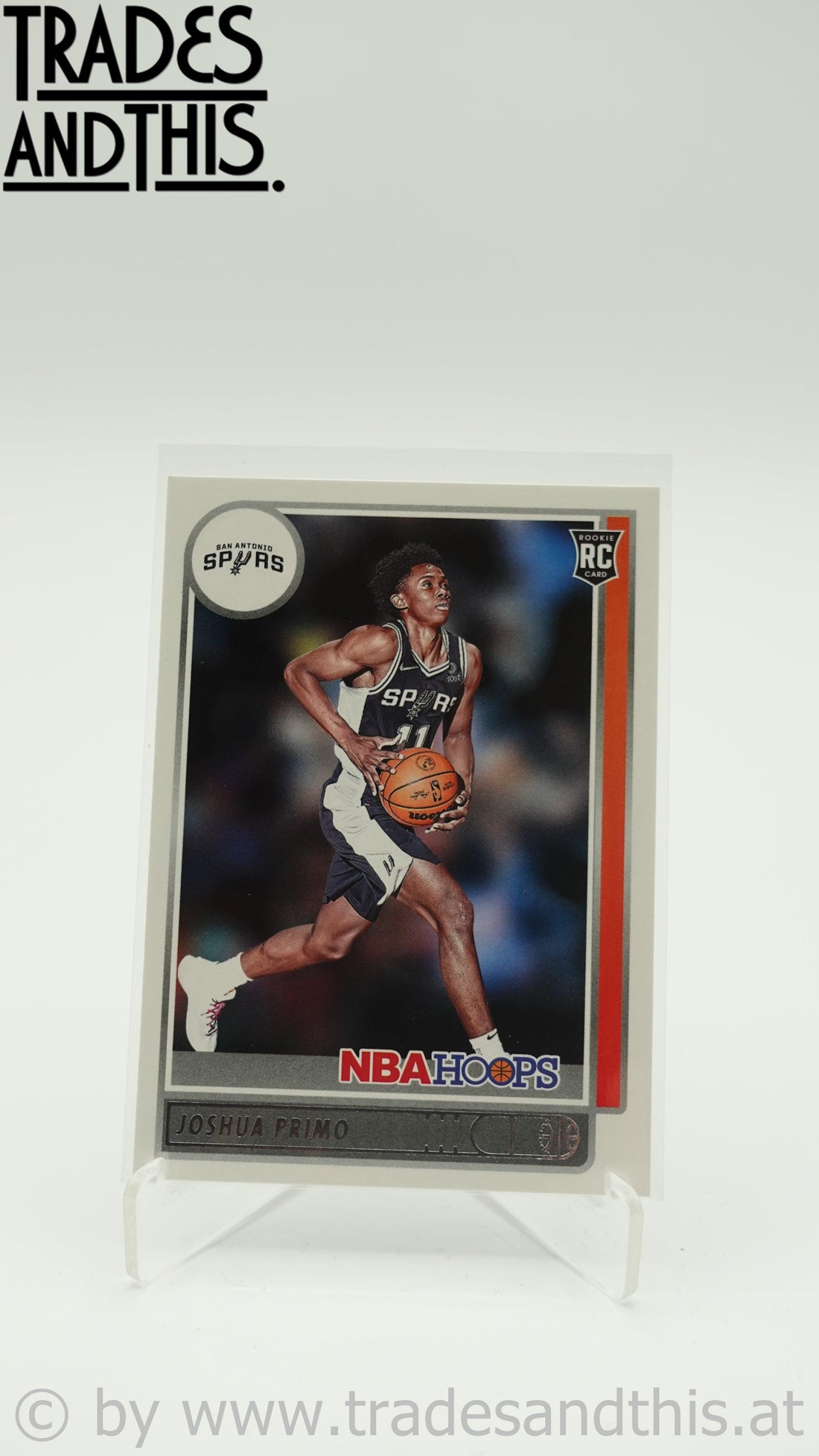 2021-22 Panini Hoops Basketball Joshua Primo #220 RC - Trades and This e.U.