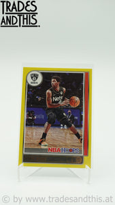 2021-22 Panini Hoops Basketball Yellow Kyrie Irving #77 - Trades and This e.U.