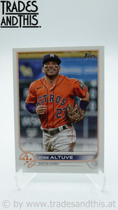 2022 Topps Series 1 Jose Altuve #278