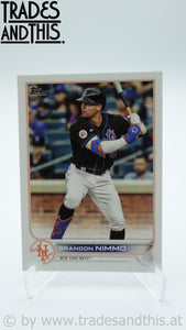 2022 Topps Series 2 Brandon Nimmo #344