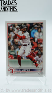 2022 Topps Series 2 Jack Lopez #418 RC
