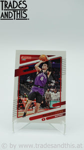 2021-22 Donruss Basketball Malachi Flynn #153 - Trades and This e.U.
