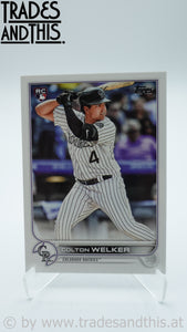 2022 Topps Series 2 Colton Welker #480 RC