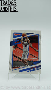 2021-22 Donruss Basketball Saddiq Bey #195 - Trades and This e.U.