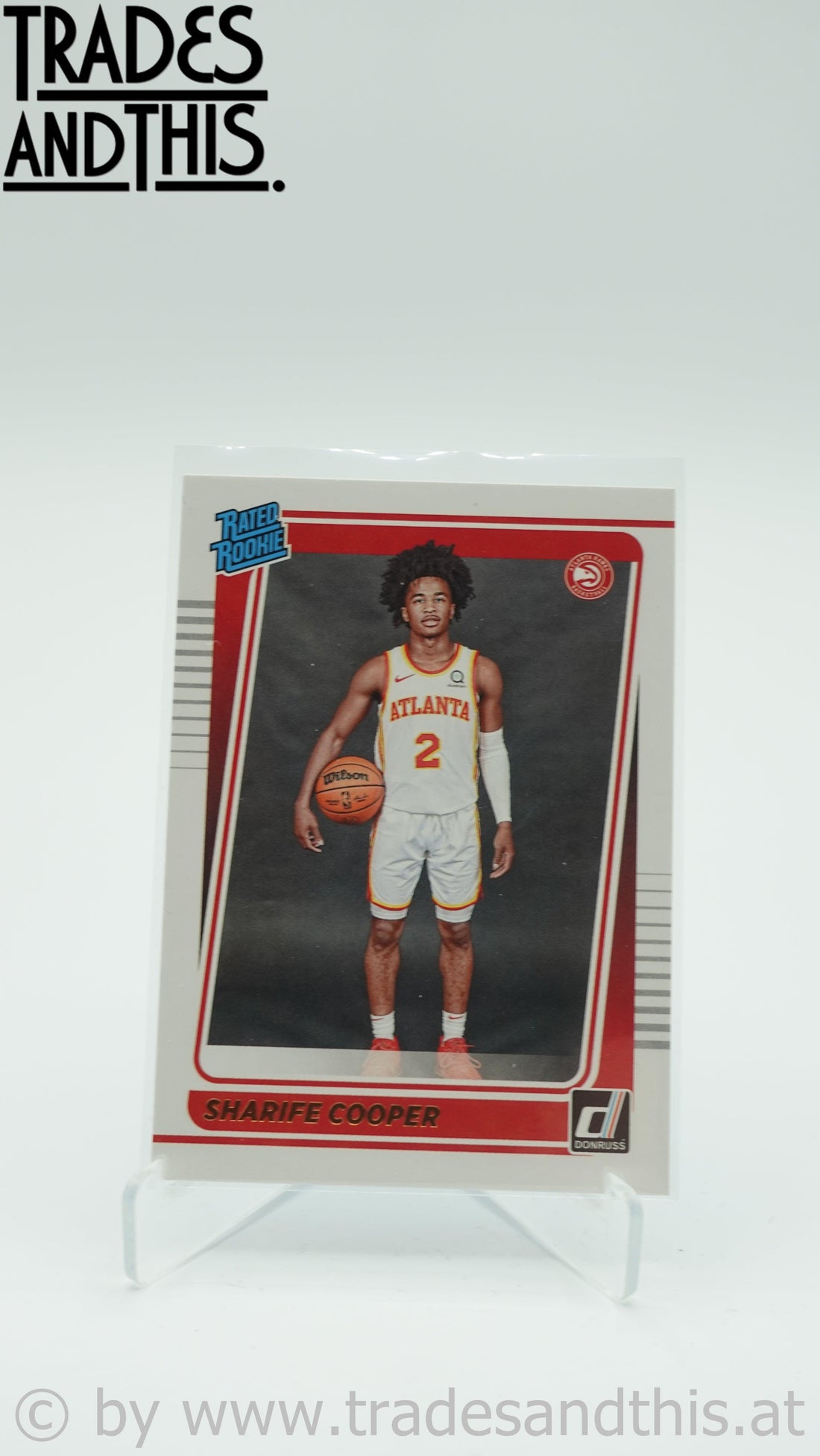 2021-22 Donruss Basketball Sharife Cooper #208 RC - Trades and This e.U.
