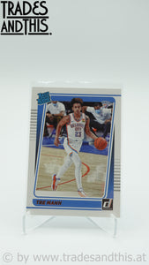 2021-22 Donruss Basketball Tre Mann #218 RC - Trades and This e.U.