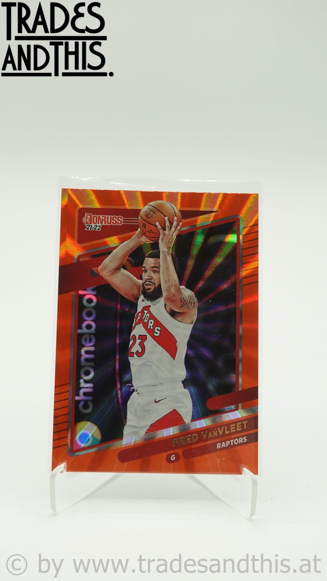 2021-22 Donruss Basketball Holo Orange Laser Fred VanVleet #38 - Trades and This e.U.