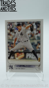 2022 Topps Series 2 Stephen Ridings #516 RC