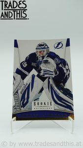 2012-13 Panini Rookie Anthology Anders Lindback #7 - Trades and This e.U.
