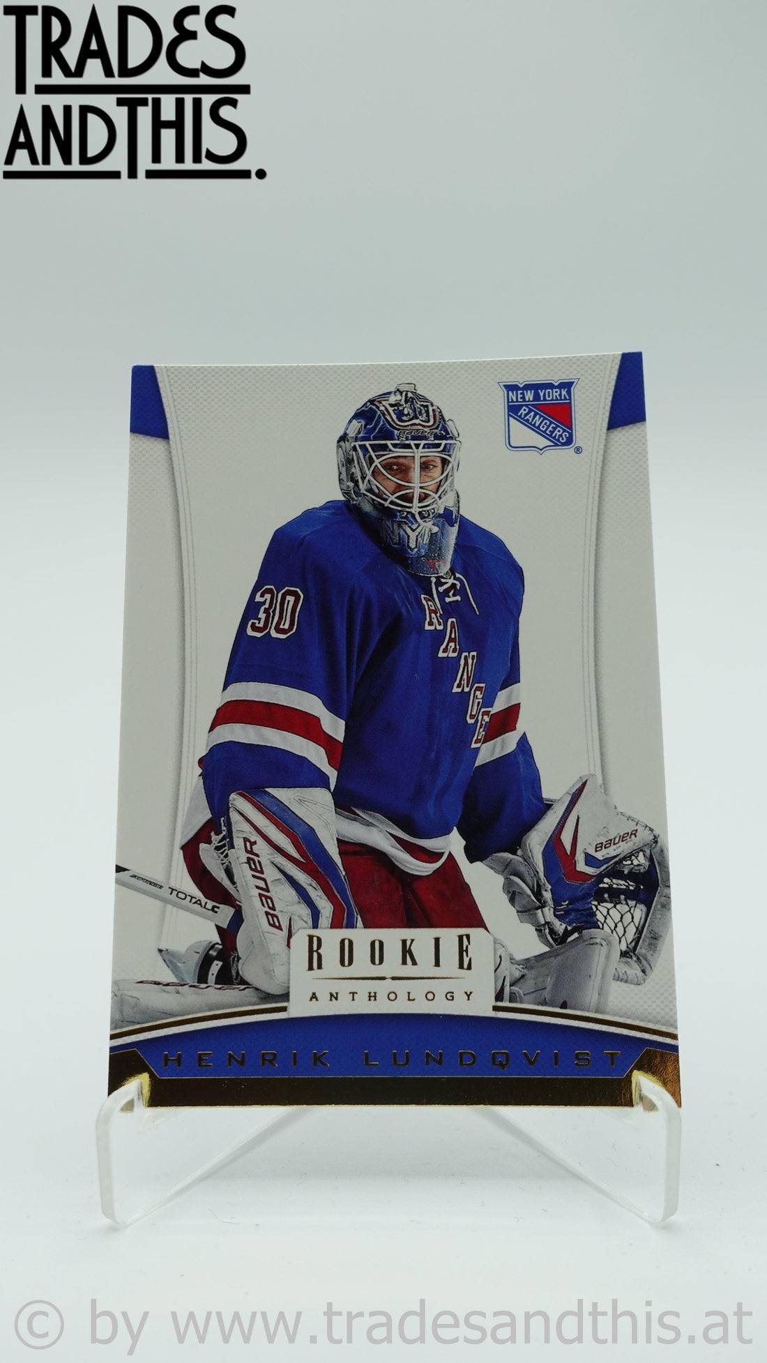 2012-13 Panini Rookie Anthology Henrik Lundqvist #44 - Trades and This e.U.