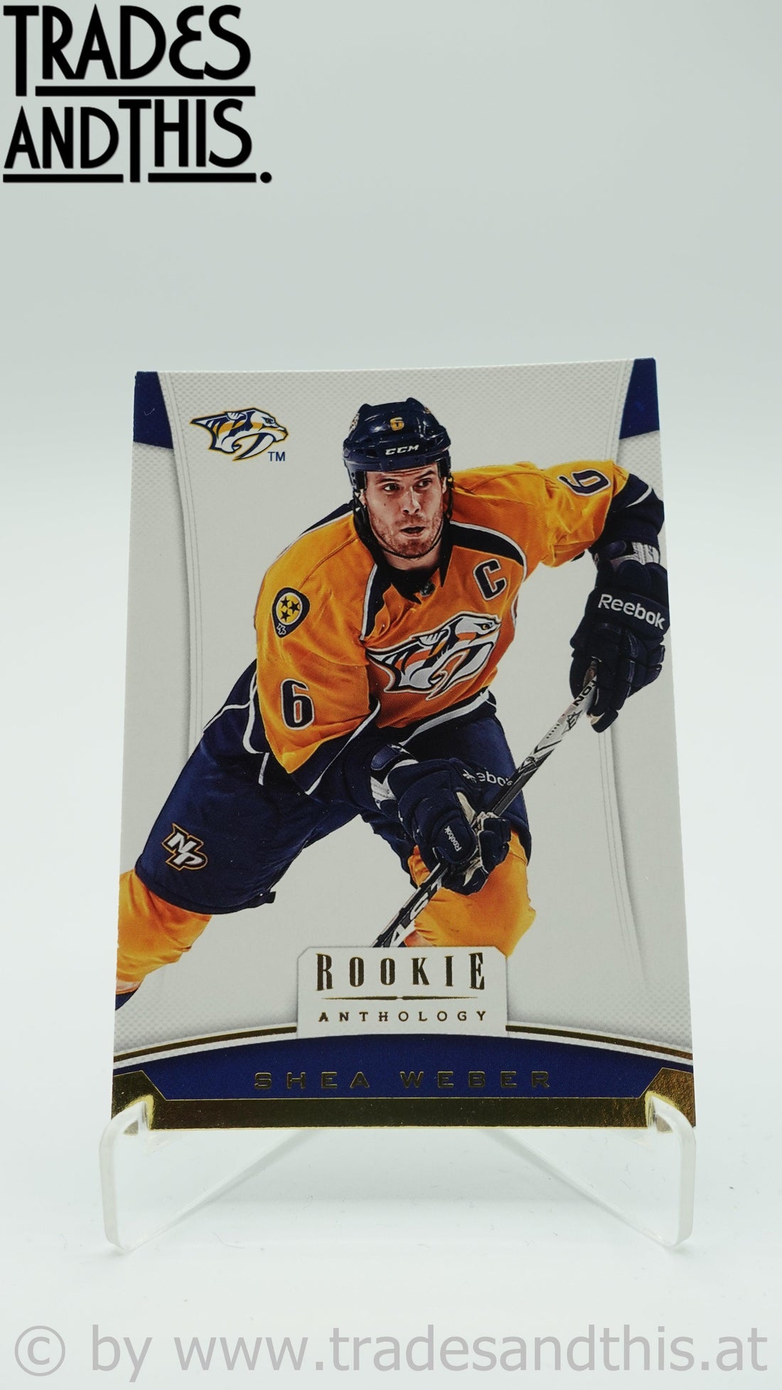 2012-13 Panini Rookie Anthology Shea Weber #50 - Trades and This e.U.