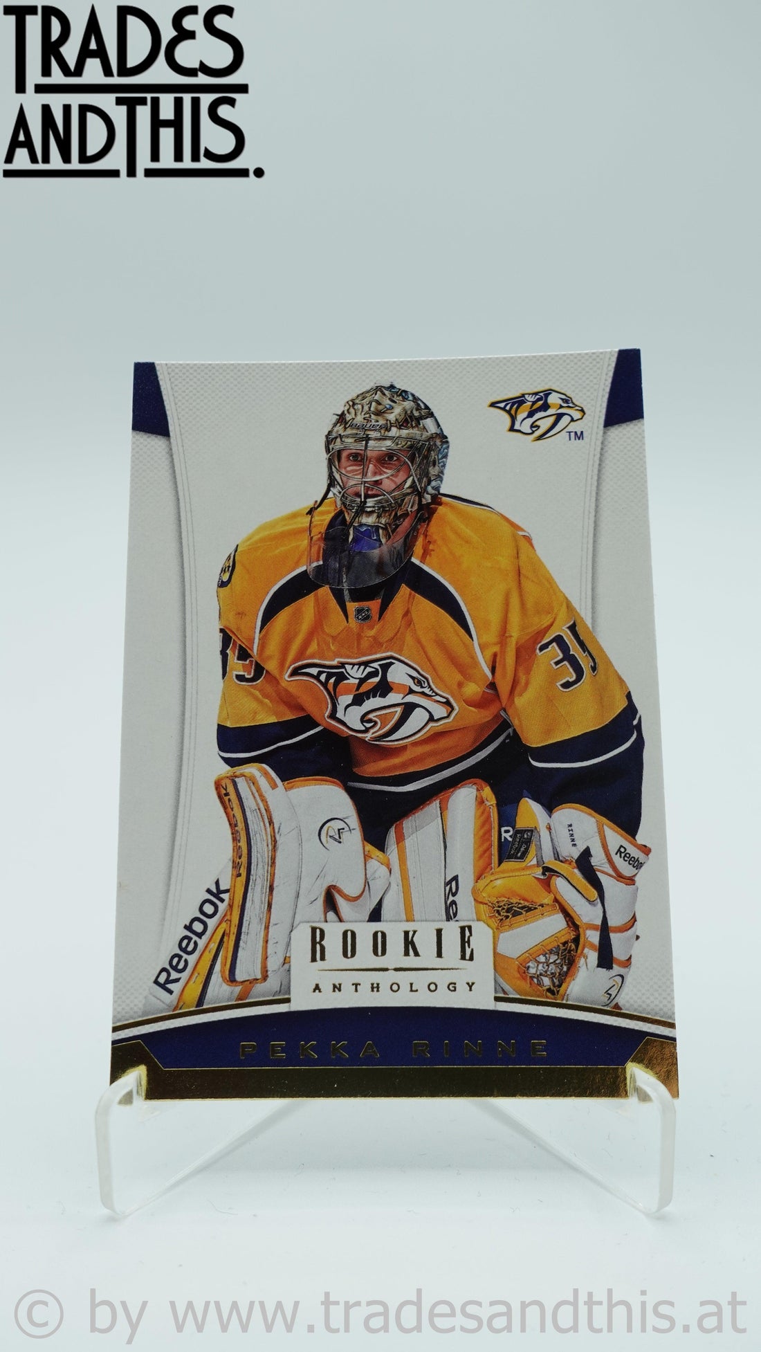 2012-13 Panini Rookie Anthology Pekka Rinne #5 - Trades and This e.U.