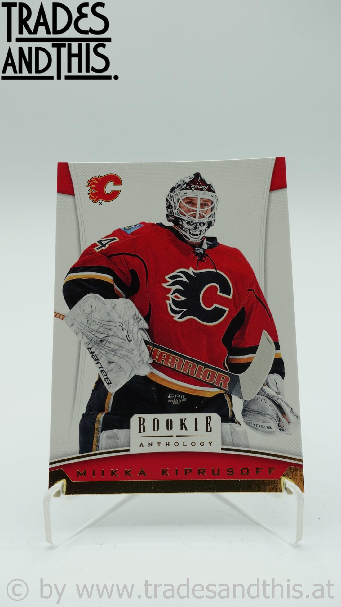 2012-13 Panini Rookie Anthology Miikka Kiprusoff #73 - Trades and This e.U.