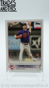2022 Topps Series 2 Charlie Barnes #641 RC