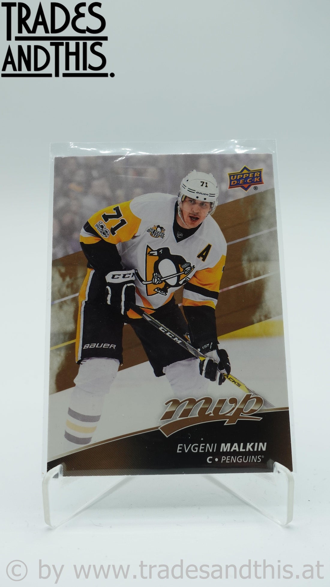 2017-18 Upper Deck MVP Evgeni Malkin #1 - Trades and This e.U.