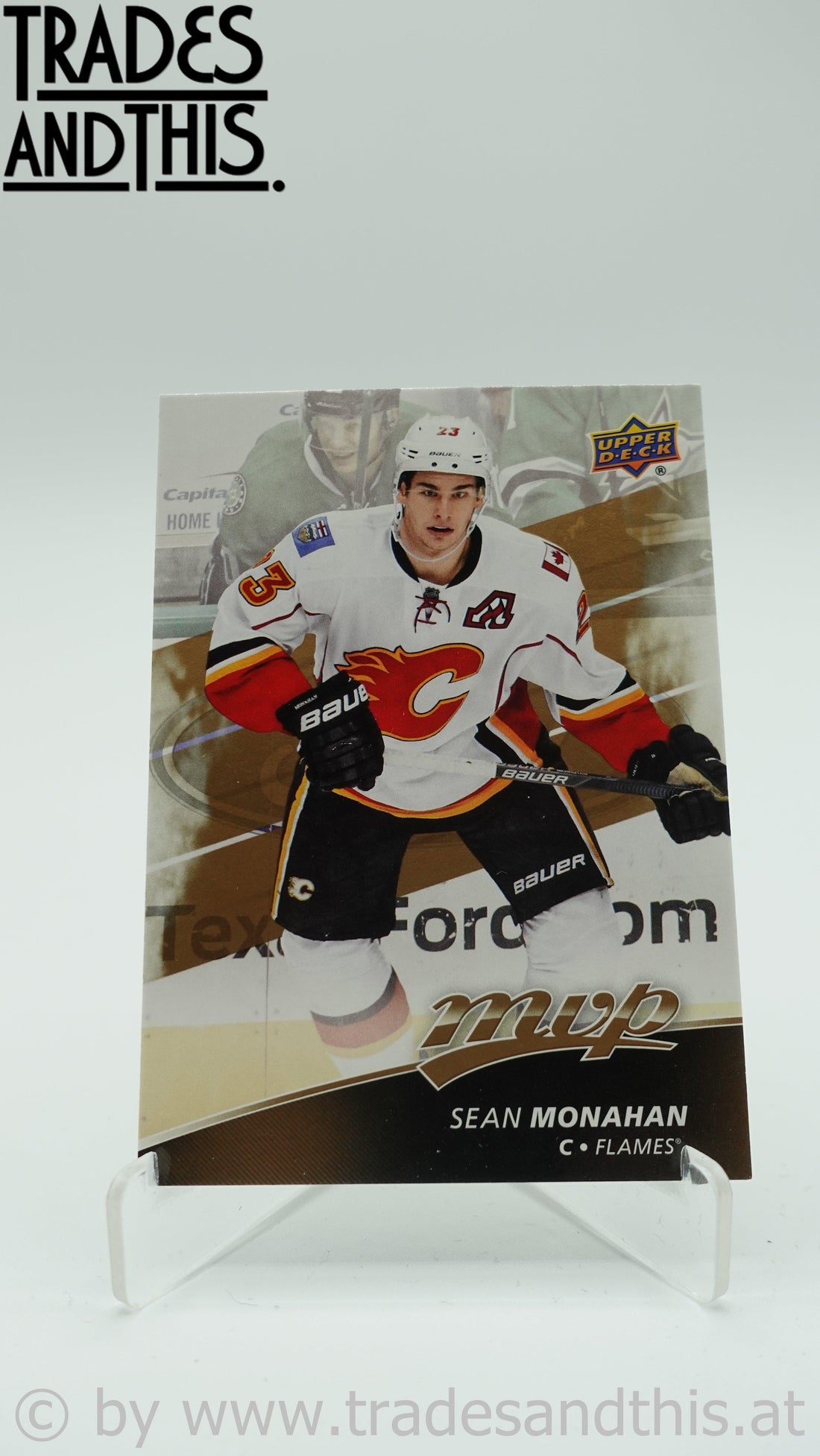 2017-18 Upper Deck MVP Sean Monahan #5 - Trades and This e.U.