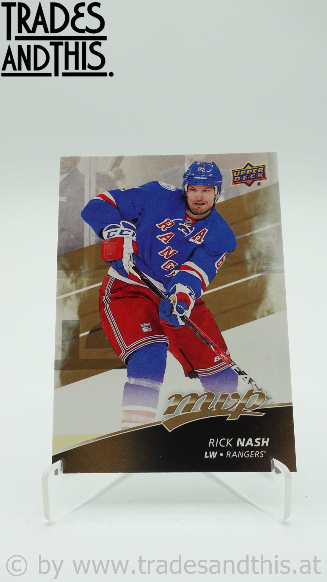 2017-18 Upper Deck MVP Rick Nash #18 - Trades and This e.U.