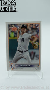 2022 Topps Update Series Beau Brieske #US23 RC