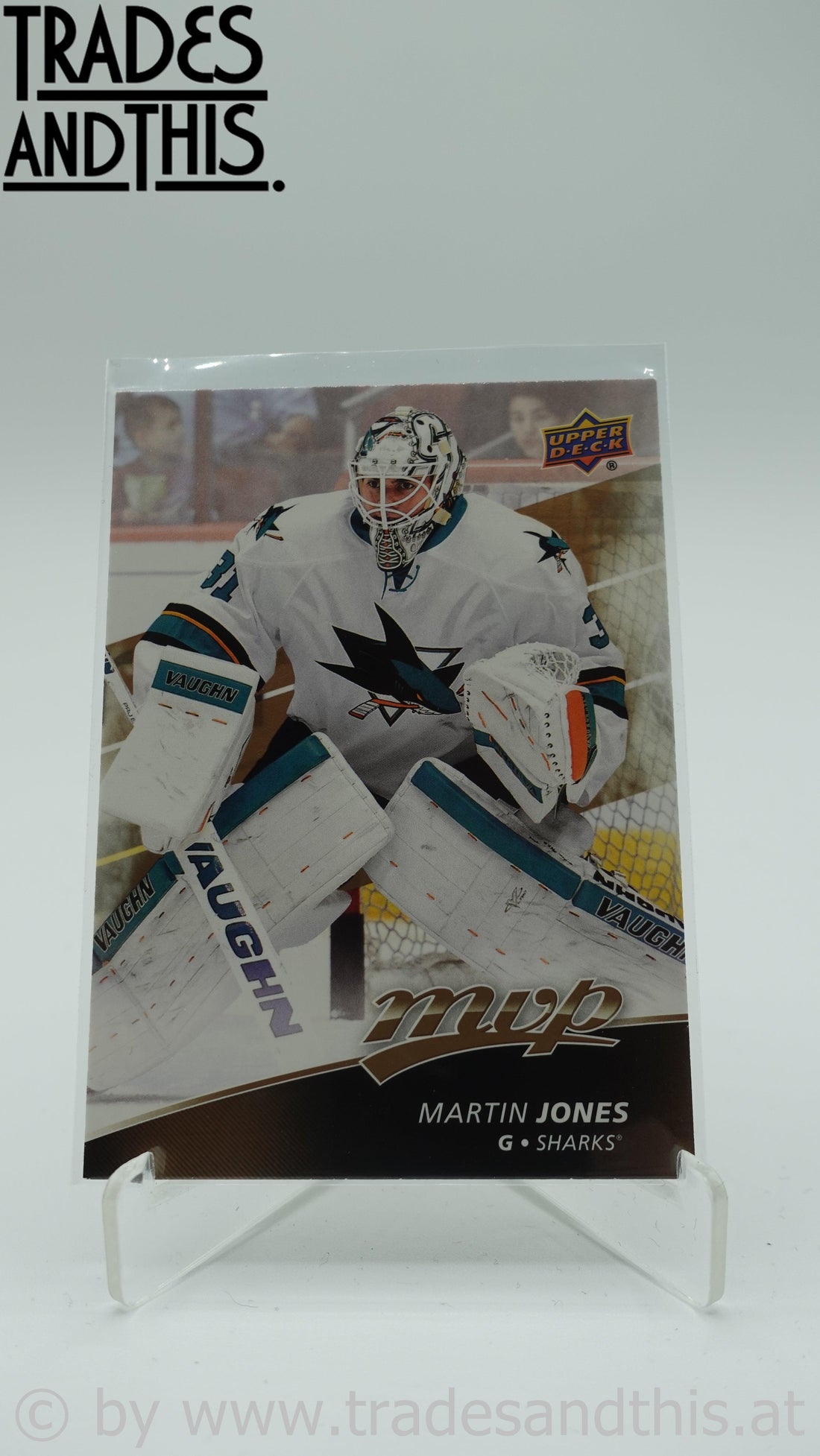 2017-18 Upper Deck MVP Martin Jones #34 - Trades and This e.U.