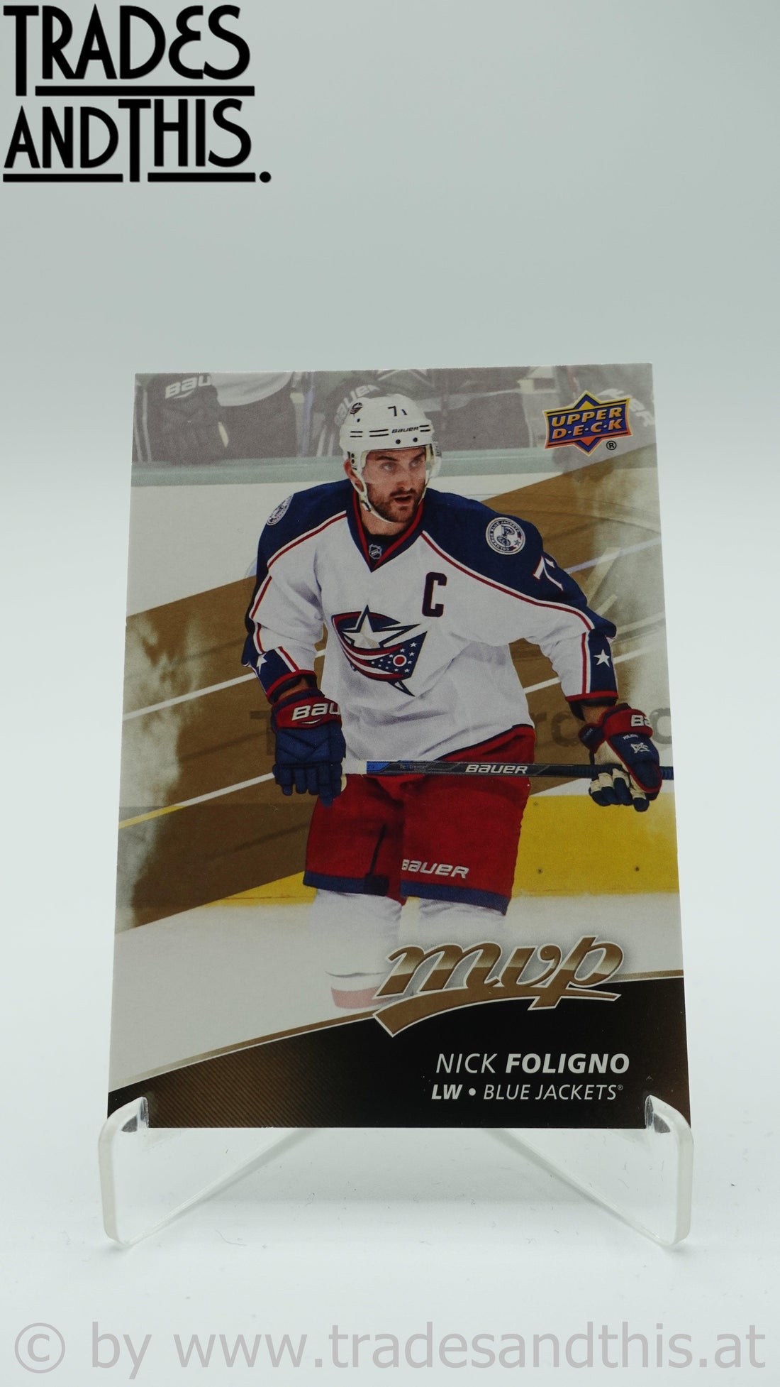 2017-18 Upper Deck MVP Nick Foligno #37 - Trades and This e.U.