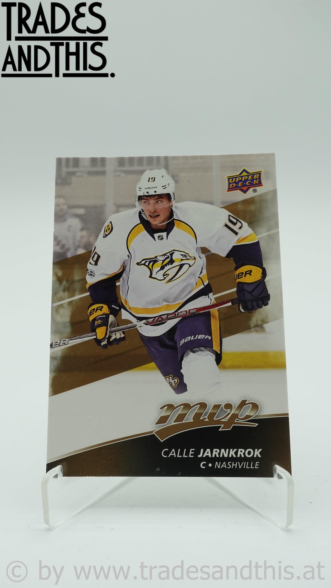 2017-18 Upper Deck MVP Calle Jarnkrok #39 - Trades and This e.U.