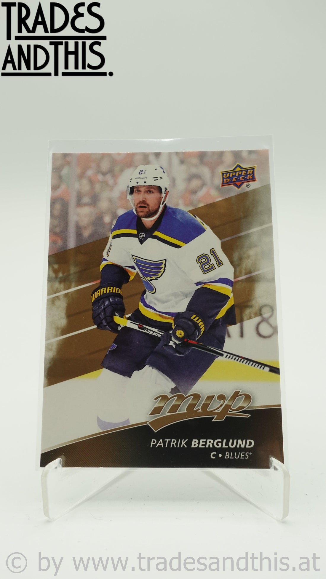 2017-18 Upper Deck MVP Patrik Berglund #42 - Trades and This e.U.