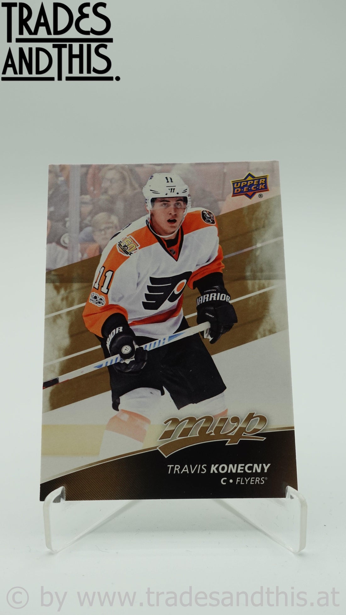 2017-18 Upper Deck MVP Travis Konecny #43 - Trades and This e.U.