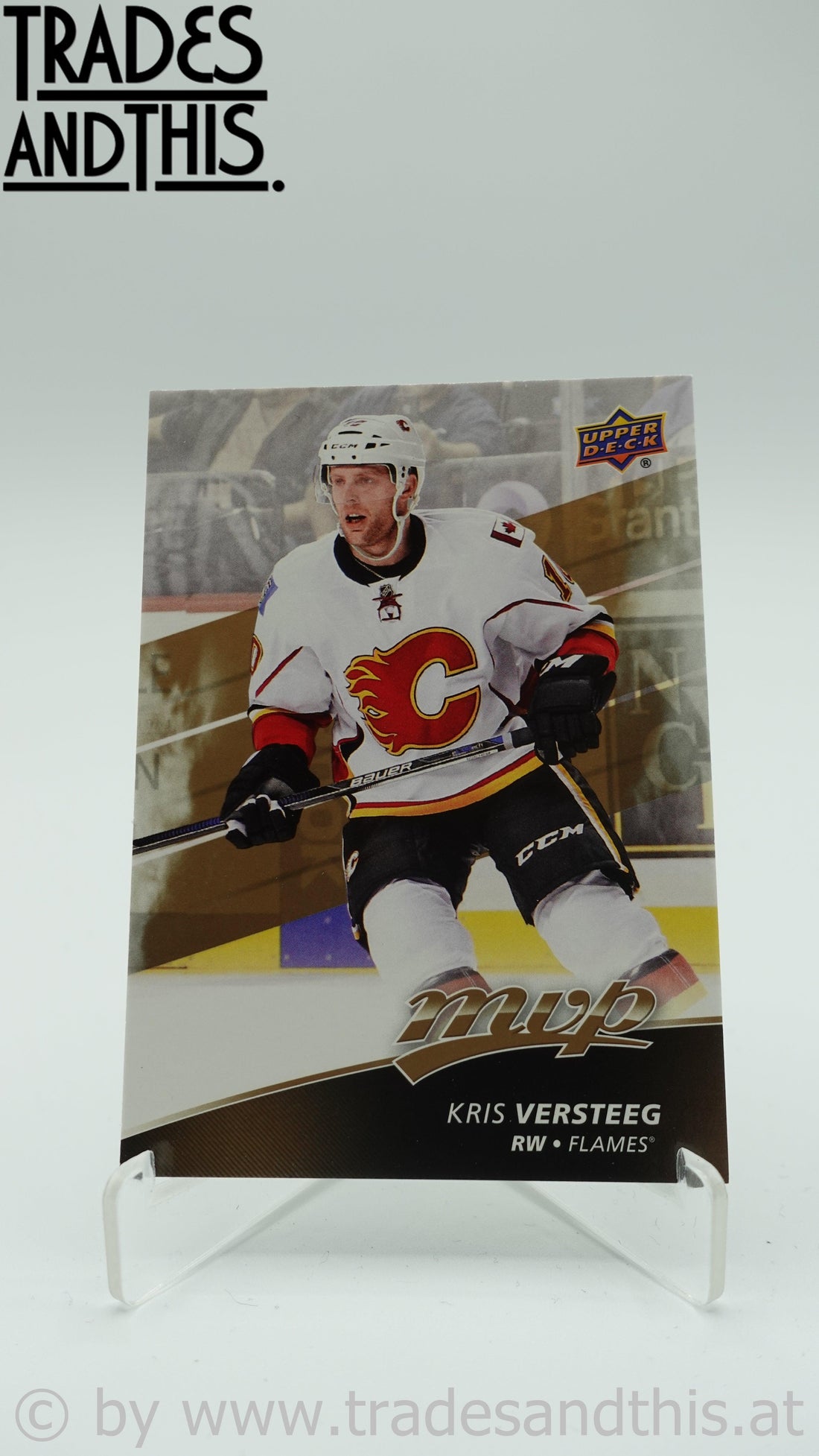 2017-18 Upper Deck MVP Kris Versteeg #48 - Trades and This e.U.