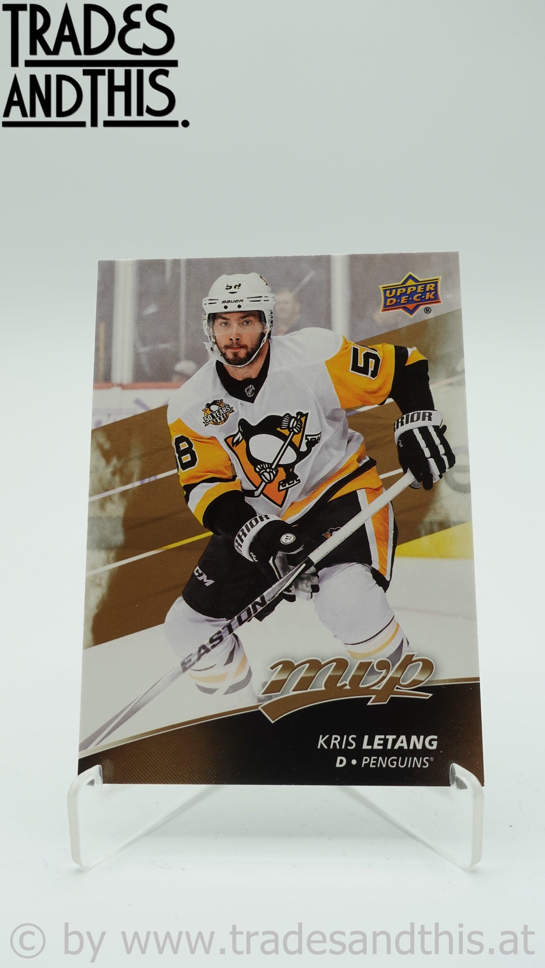 2017-18 Upper Deck MVP Kris Letang #58 - Trades and This e.U.