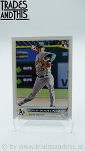 2022 Topps Update Series Adrian Martinez #US77 RC