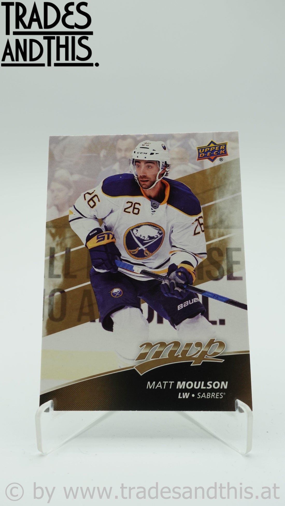 2017-18 Upper Deck MVP Matt Moulson #68 - Trades and This e.U.