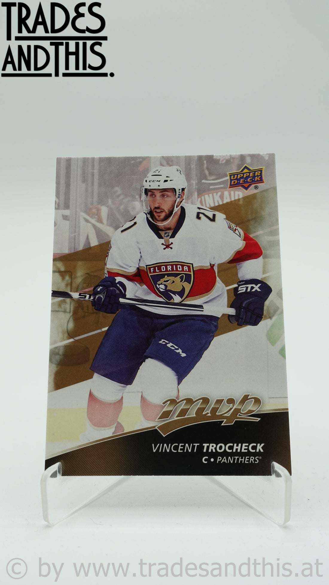 2017-18 Upper Deck MVP Vincent Trochek #69 - Trades and This e.U.