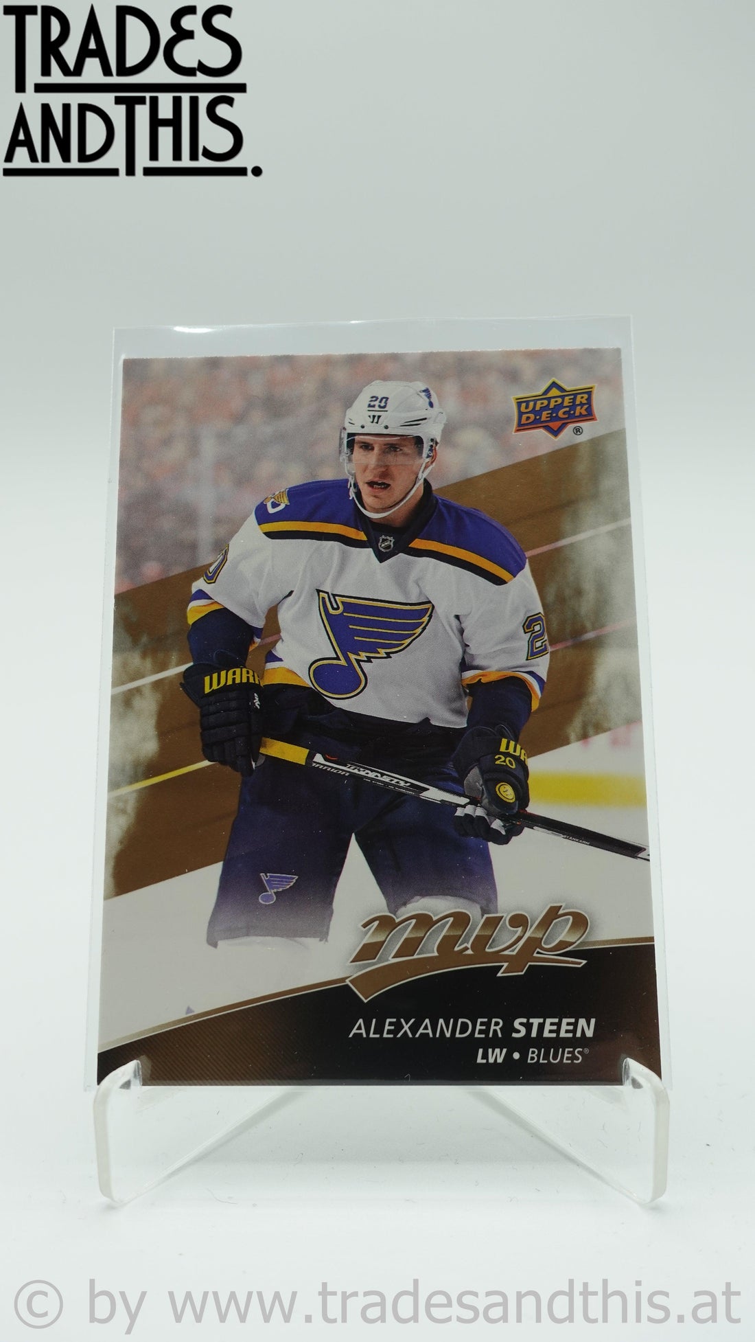 2017-18 Upper Deck MVP Alexander Steen #71 - Trades and This e.U.