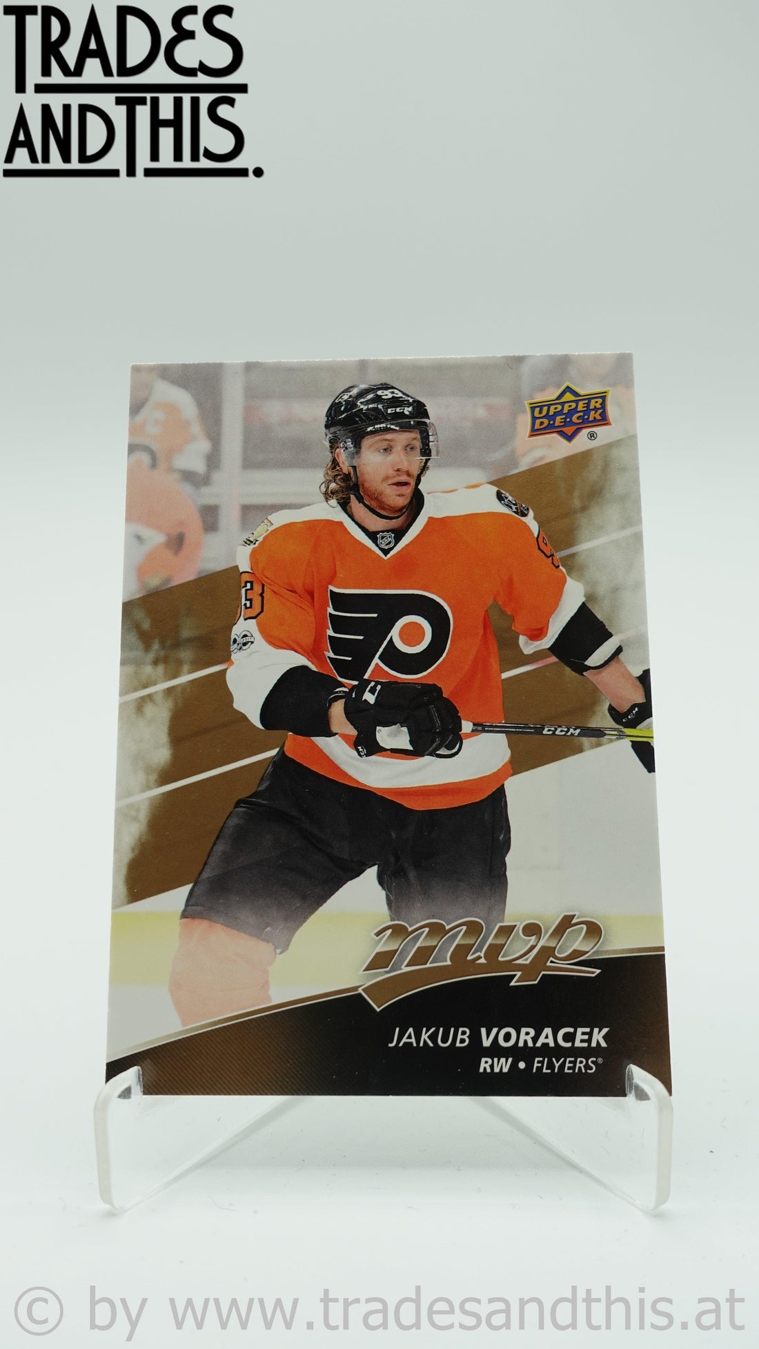 2017-18 Upper Deck MVP Jakub Voracek #84 - Trades and This e.U.