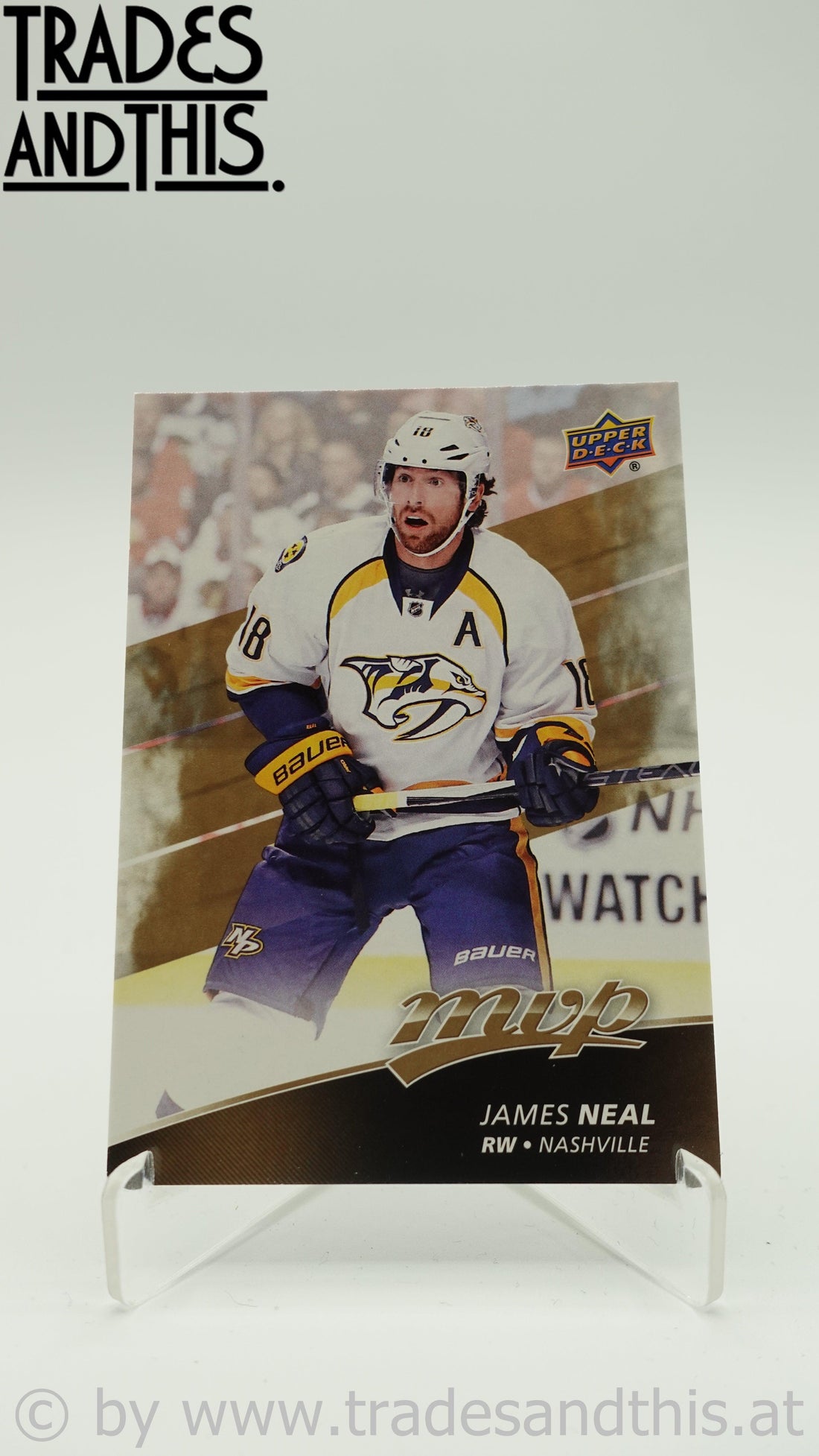 2017-18 Upper Deck MVP James Neal #85 - Trades and This e.U.